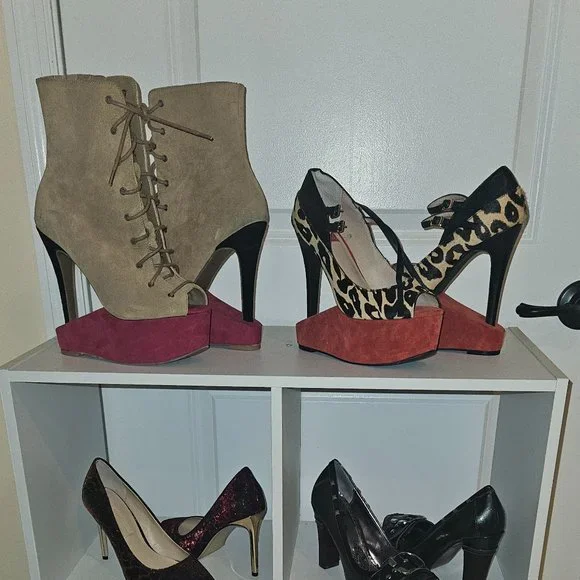 Dolce Vita 8 Platform Peep Toe High Heel Shoe - Picture 10 of 10